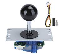 NVBCUY Fighting Machine Game Console Joystick, High Sensitivity No Delay Gamepad, 3D Joystick with EPC Circuit for Fighting Games, Lightweight Metal ABS Build for Home Setup (Black)