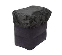 NVBCUY Inflatable Foot Rest Pillow, Inflatable Footrest for Travel, Washable PVC Flocking Cushion with Storage Bag, Portable Airplane Foot Rest for Kids Adults Home Office Car (Blue)