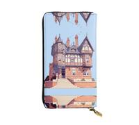 NVBYREFDS Manga Villa Double-Sided Full-Print Premium Wallet - Spacious Bifold Wallet for Women and Girls with Multiple Card Slots, Zippered Coin Pocket, Id, and Checkbook Compartments