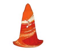 NVBYREFDS Seagulls Under The Sunset Youth Hooded Cape - Fashionable All-Over Printed Cape With A Large Hood And Tie Design, Perfect For Halloween, Cosplay And Themed Parties