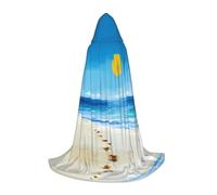 NVBYREFDS Sunrise Youth Hooded Cape - Fashionable All-Over Printed Cape With A Large Hood And Tie Design, Perfect For Halloween, Cosplay And Themed Parties