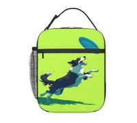 NVBYREFDS The Dog That Picks Up Frisbees Stylish Insulated Lunch Bag - Durable Oxford Fabric and Peva Lining, Perfect for School, Office, Work, and Travel