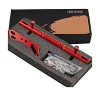 NVCPHGEDEK Bike phone holder For Nmax125 155 160 For Nmax For Turbo For Neo Extended Crossbar Handlebar Bar Expansion Bracket Mobile Phone Navigation Bracket(RED)