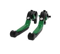 NVDERTA Adjustable Extendable Folding Clutch Levers Compatible With Moto Guzzi V7 850 Stone/Centenario/Special Stone Palace Gucci V9 CorsaroZZ(Black green)