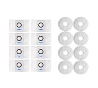 NVDERTA Bag Mop Cloth Compatible With Deebot T20 OMNI/T20 Pro /T20 Max /X1 OMNI/X1 TURBO /T10 OMNI /T10TURBO Accessories(16pc set)