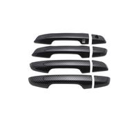 NVDERTA Compatible with 8 Pcs/Set Carbon Fiber Style Exterior Door Handle Cover Molding Trims Smart Keyhole Compatible with CR-V CRV 2017 2018 2019 2020 2021
