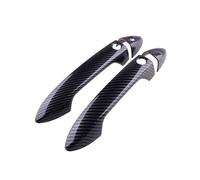NVDERTA Compatible with Car Exterior Side Smart Door Handle Cover Trim Carbon Fiber Style ABS Decor Compatible with Accord Coupe 2013 2014 2015 2016 2017