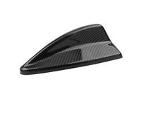 NVDERTA Compatible With Car Shark Fin Antenna Cover Carbon Fiber Pattern Antenna Decoration Cover Compatible With BMW 3 5 Series E90 F07 E84 E71(Carbon fiber pattern)