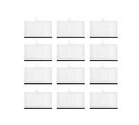 NVDERTA Compatible With Midea S5+ Plus Conga 2299 Ultra Home X-Treme Genesis Vacuum Cleaner Parts Main Roller Side Brush Filter(12 PCS Hepa Filter)