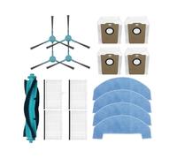 NVDERTA Compatible With Midea S5+ Plus Conga 2299 Ultra Home X-Treme Genesis Vacuum Cleaner Parts Main Roller Side Brush Filter(Set-2)