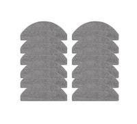 NVDERTA Compatible With Q7B Q7T+,Q7 M5/M5+ /L5 /L5+/ TF/TF+ Filter Mop Cloth Main Side Brush Robot Vacuum Cleaner Spare Parts(12PCS Mop Cloth)
