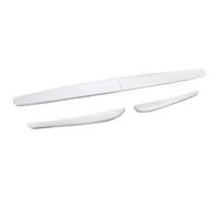 NVDERTA Compatible with Tesla Model 3 2018-2023/Model Y Plastics Moulded Dashboard &Door Wood Cover Interior Decor Modify Adhesive Style Mouldings(Matte White Sets)
