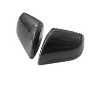 NVDERTA Compatible With Tesla Model Y RearView Mirror Protector Cover Carbon Fiber ABS Rear View ModelY 2024 2023 Exterior Accessories(Bright Carbon F P)