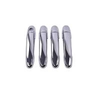 NVDERTA Compatible with Toyota RAV4 RAV 4 2006 2007 2008 2009 2010 2011 2012 ABS Carbon Fiber Door Handle Cover Trim Sticker Car Styling Accessories(Silver 1K 0B)