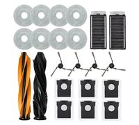 NVDERTA Compatible With X50 Ultra,S40 Enhanced Edition Robot Vacuum Cleaner Accessories Main Roller Side Brush Filter Mop Bag Parts(Light green)