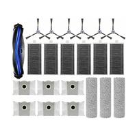 NVDERTA Compatible With X8 Pro Omni Accessories Filter Rag Mop Bag Main Side Brush Replacement Parts(Set C-22PCS)