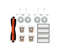 NVDERTA Compatible With Xiaomi Robot Vacuum X20+ X10+ X20 Plus X10 Plus Parts Main Side Brush Filter Mop Cloth Bag(Set1)