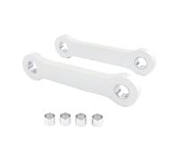 NVDERTA Motorcycle Accessories Compatible With Yamaha DT230 1997 1998 DT 230 Lowering Links Kit Rear Suspension Cushion Drop Linkage(Silver)