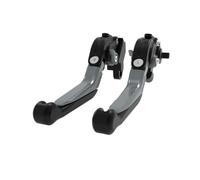 NVDERTA Motorcycle CNC Lever Clutch Lever Compatible with Duke R 890 2020 2021 2022 2023 Adjustable Foldable Extendable Handle Levers(Black Titanium)