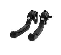 NVDERTA Motorcycle CNC Lever Clutch Lever Compatible with Duke R 890 2020 2021 2022 2023 Adjustable Foldable Extendable Handle Levers(All Black)