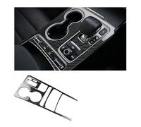 NVDERTA Real Soft Carbon Fiber Sticker Compatible With Kia Stinger 2019 2020 2021 2022 2023 LHD RHD Car Central Gear Shift Panel Trim Accessories(For RHD Black Carbon)