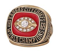 NVeeus Nfl2020 Championship Champion Replica Ring,Collectible for Fans,Men's Fans Collection Souvenir ,with Display Box/11