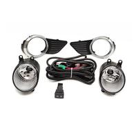 NVETJMUA Car Front Fog Light For Toyota For Sienna 2010 2011 2012 2013 2014-2017 Chrome Trim With Harness Wiring Cover Grille Front Fog Lights Fog Lights Assembly(Halogen full set)