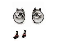 NVETJMUA Car Front Fog Light For Toyota For Sienna 2010 2011 2012 2013 2014-2017 Chrome Trim With Harness Wiring Cover Grille Front Fog Lights Fog Lights Assembly(Only LED fog)