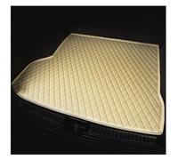 NVETJMUA Car Rear Trunk Mat For A3 Sedan 2014-2020 The Trunk Cargo Leather Liner Car Boot Liner Cargo Compartment Floor Carpet Mud Car Leather Boot Liner Mats(Beige-A)