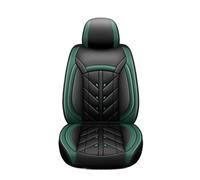 NVETJMUA For Fiat For Panda Universal Style Full Coverage Car Seat Cover Car Seat Cover Sets(E Black Green 5 Seat)