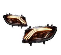 NVETJMUA Headlight Assembly For Benz For Sprinter 2018-2023 Styling LED Daytime Lights Angel Eye Dual Projector Car Modified Car Headlamp(LHD)