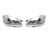 NVETJMUA Headlight Assembly For Benz S-Class W221 S300 S350 S500 S600 S400 2011 2012 2013 Headlights Assembly Auto Whole Car Light Car Headlamp(2 Pcs Left and Right)
