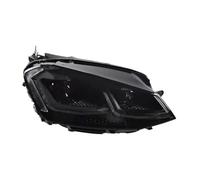 NVETJMUA Headlight Assembly For VW For Golf 7 MK7 For GTI Headlights 2013-2017 Upgrade For 7.5 Styling LED DRL Dual Projector Car Modified Car Headlamp(LHD,Black)