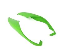 NVETJMUA Motorcycle Winglet For KAWASAKI ZX-25R ZX-4R ZX-4RR 2020-2025 ZX4R ZX4RR 25R Motorcycle Rear Tail Wing Rear Spoiler Aerodynamic Winglet Fairing Front Fairing Winglet(Green)