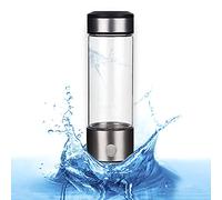 Nvey Eco Hydrogenated Water Bottle Generator High Content Hydrogen Rich Portable USB Charging - Capacity 450 ml Anti-Oxidant Anti-Aging - Thermos Glass Cup Easy to Use