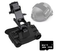 NVG-G1 Helmet Night Vision Goggles Binoculars 940nm Rechargeable Green 200m Wide View Infrared Camera OLED FAST MICH M88 Night Surveillance Gear(With Helmet Mount)