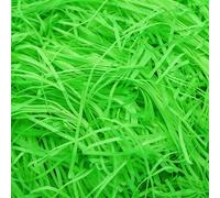 NVGVUP 100g Green Shredded Tissue Paper - Soft Shredded Paper for Gift Boxes and Gift Basket Filling, Shreds Stuffing Paper for Party Birthday Gift Decor
