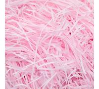 NVGVUP 100g Pink Shredded Tissue Paper - Soft Shredded Paper for Gift Boxes and Gift Basket Filling, Shreds Stuffing Paper for Party Birthday Gift Decor