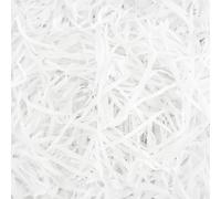 NVGVUP 100g Shredded Tissue Paper - White Shredded Packaging Filler, Soft Shredded Paper for Gift Boxes, Hampers Filling and Packaging, Party Supplies and Gift Wrapping