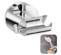 NVGVUP Suction Shower Head Holder, Detachable Wall Mount Suction Cup Bracket, Universal Shower Head Holders Replacement, Adjustable 360° Rotating Shower Holder Bracket, No Drilling