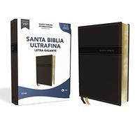 Nvi, Santa Biblia, Revisión 2022, Ultrafina, Letra Gigante, Leathersoft, Negro, Palabras de Jesús En Rojo, Comfort Print: Nueva Version Internacional, ... Negro, Palabras de Jesús en rojo