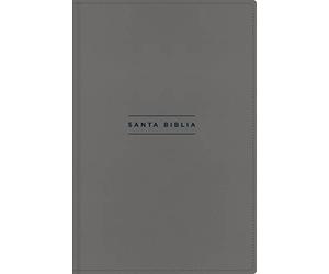 Nvi, Santa Biblia, Texto Revisado 2022, Una Columna Con Referencias, Piel Reciclada, Palabras de Jesús En Rojo, Gris, Comfort Print: Nueva version ... ... piel reciclada, una columna con referencias