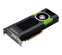 Nvidia Quadro P5000 16GB GDDR5 288GBps 2560 CUDA Core 180W PCI Express 3.0 x16 4 DP 1.4 & DVI-I DL Graphics Card - Black - OEM Kit