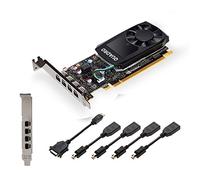Nvidia Quadro P600 2GB GDDR5 Graphics Card - 128 Bit Memory Bus, 4 mini DisplayPorts, Low and High Profile Bracket