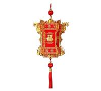nviusdSJ Lanterns, Chinese Lantern New Year Decoration Oriental Pendant Hexagonal Palace Celebration Decor(14x42cm)