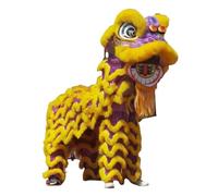 nviusdSJ Lion dance props, Costume Artificial Wool Lion Dancing Dragon Dance for Outdoor Parties Halloween Christmas Mascot