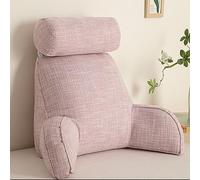 nviusdSJ Reading cushions, Extra Large With Neck/Arm Support With Filled Shredded Memory Foam Great For Back,Bed,Gaming,Reading,With(Flower Language Pink,70x55x20 cm)