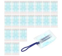 NVIYAM Pack of 20 Dust Magnet Dusters, Anti-Static Refill, Blue and White, Polyester Head, Cleaning Dust, Dirt, Pet Hair