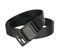 NVKIC 1 Inch Wide Nylon Belts for Men Quick Release Magnetic Buckle Lightweight Skinny Webbing Golf Belt, Black-3, Small-For Waist 24-38" (Length:45")