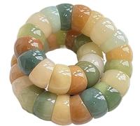 nvlizbb Bodhi Beads Bracelet for Anxiety Relief, Natural Bodhi Seeds Beaded Bracelets, Healing Bead Bracelets Jewelry for Women(B)